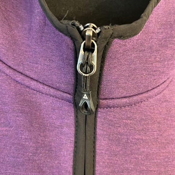 Gerry Women's Hooded Sleeveless Vest Purple Outerwear Athletic Zip, Sz. M. - Picture 9 of 12